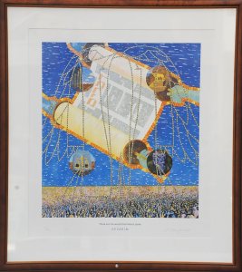 Lot 098 - Victor Majzner (1945 - ) Framed Signed & Numbered Colour Print - D