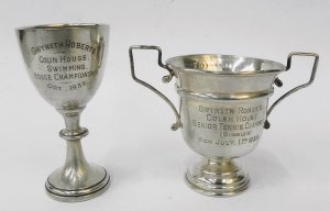 Lot 156 - 2 x Vintage English Sterling Silver Hallmarked London 1934 & Birmi