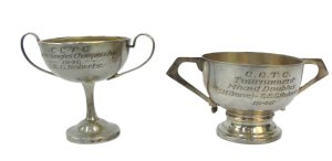 Lot 158 - 2 x Vintage English Sterling Silver Hallmarked Chester 1906 & Bir