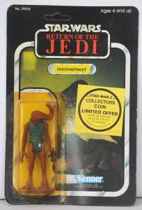 Lot 161 - Vintage mint on card Star Wars Return of the Jedi - Hammerhead figure
