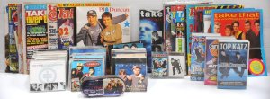 Lot 013 - Box lot of Take That and Ant & Dec PJ & Duncan ephemera inc ma
