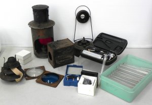 Lot 042 - Group of utilitarian items inc as new cased Leibinger Rotary 7 Diget N