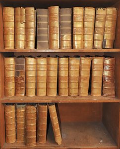 Lot 069 - Vintage 1875 25 Vol Part Set - Encyclopaedia Britannica - 9th Ed, Leat