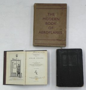 Lot 074 - 3 x Vintage reference books inc Text-Book on the Steam Engine - TM Goo