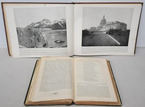 Lot 075 - 2 x vintage volumes inc Stoddard's Glimpses of the World Portfolio of