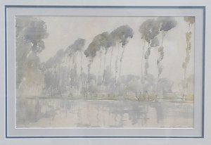 Lot 085 - Harold Latham (British, 1888 - 1971) Large gilt framed Watercolour - R