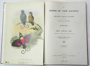 Lot 098 - HC John Gould Large Facsimile Edition Volume 1 Birds of New Guinea &am