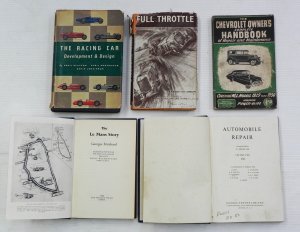 Lot 128 - 4 x Vintage motoring books inc The Chevrolet Owner's Complete Handbook