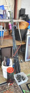 Lot of Assorted Fishing Items incl Rods, Fishing Reels, Accessories etc