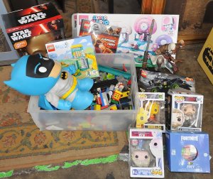 Lot of Assorted Toys incl Boxed & Assorted Lego, Star Wars Toys, Pop Vinyl!