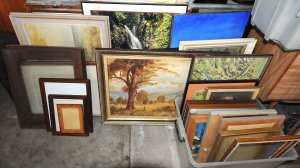 Lot 041 - Lot of Assorted Pictures, Prints & Frames incl Unframed outback oi
