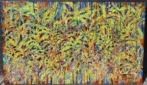 Lot 075 - Artist Unknown (Rogers) Large Modernist Oil Painting on Canvas - The R
