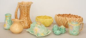 Lot 120 - Group Lot of 1930s - 1950s English Matt Glazed Pottery inc, Sylvac, A