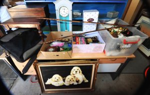 Group Lot of Mixed Items incl DVDs, Handkerchiefs, Mixed Ceramics etc
