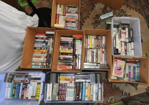 Large lot - 8 x Boxed vintage VHS videos - some X Rental & all in Original C